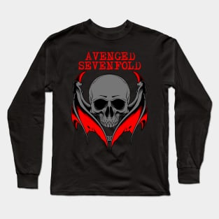 avenged bat skull Long Sleeve T-Shirt